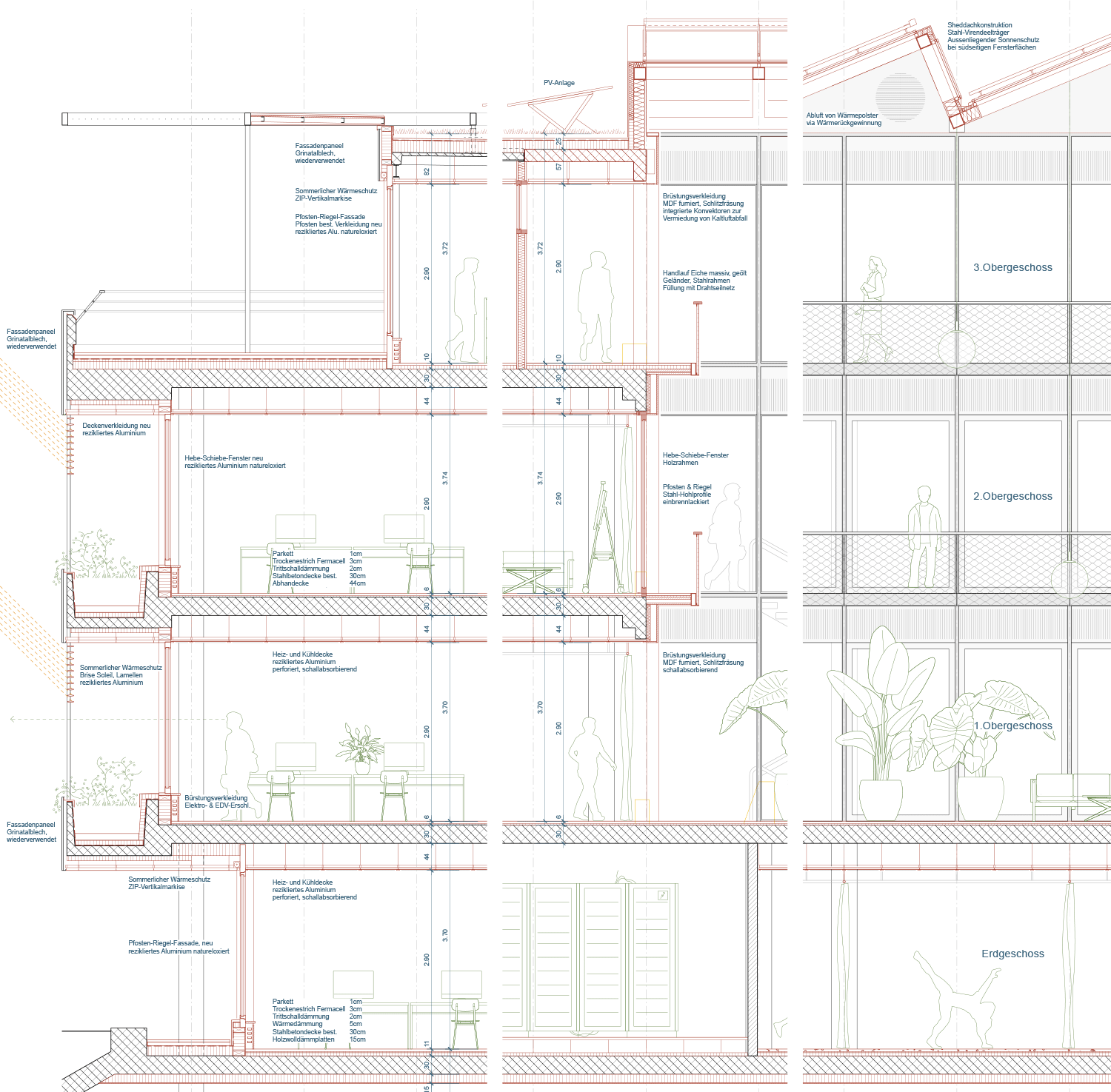 Sanierungsstudie Bürohaus, Luzern