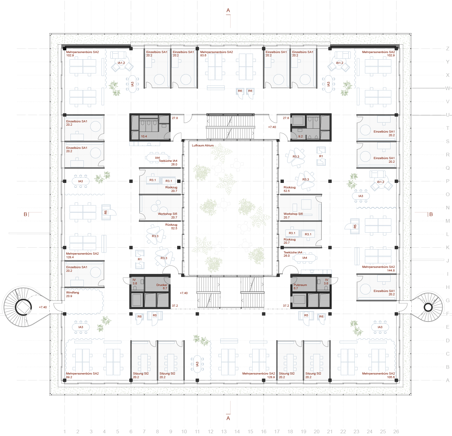 Sanierungsstudie Bürohaus, Luzern