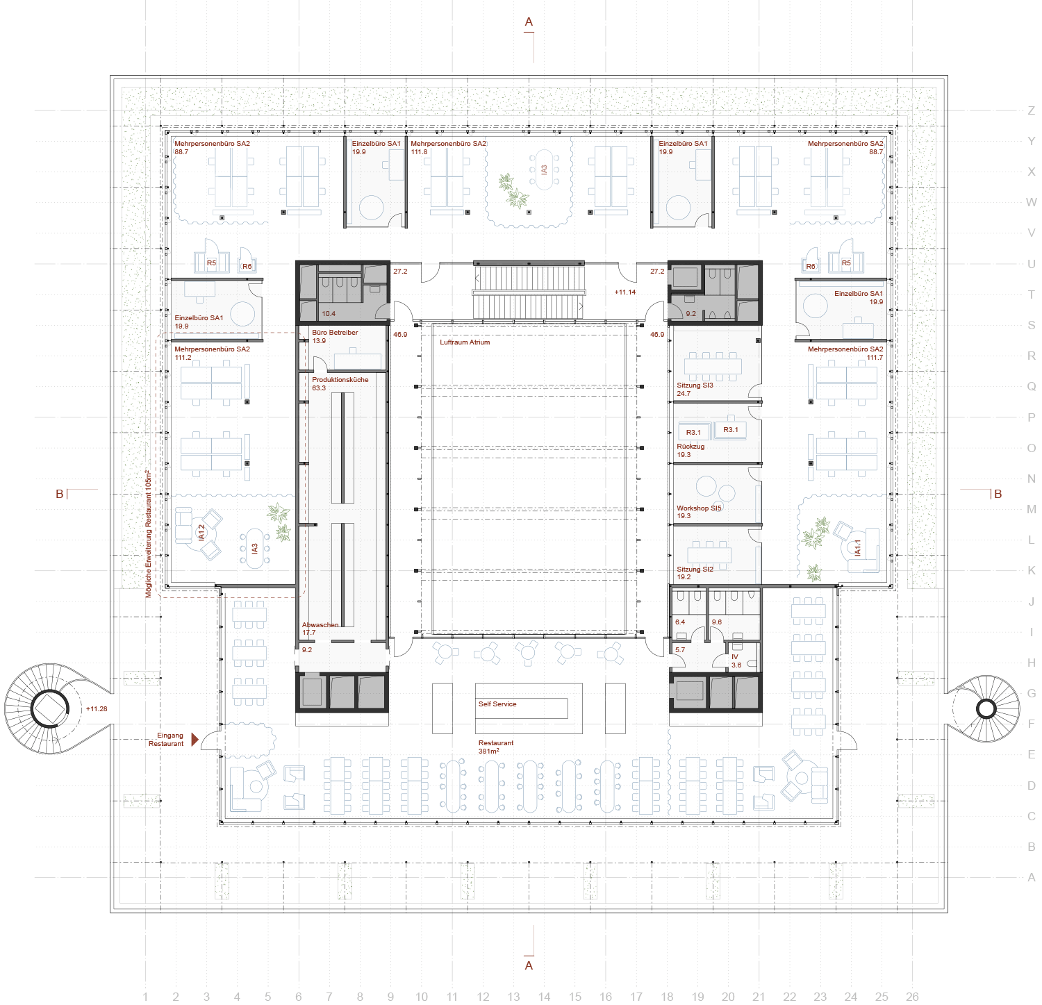 Sanierungsstudie Bürohaus, Luzern